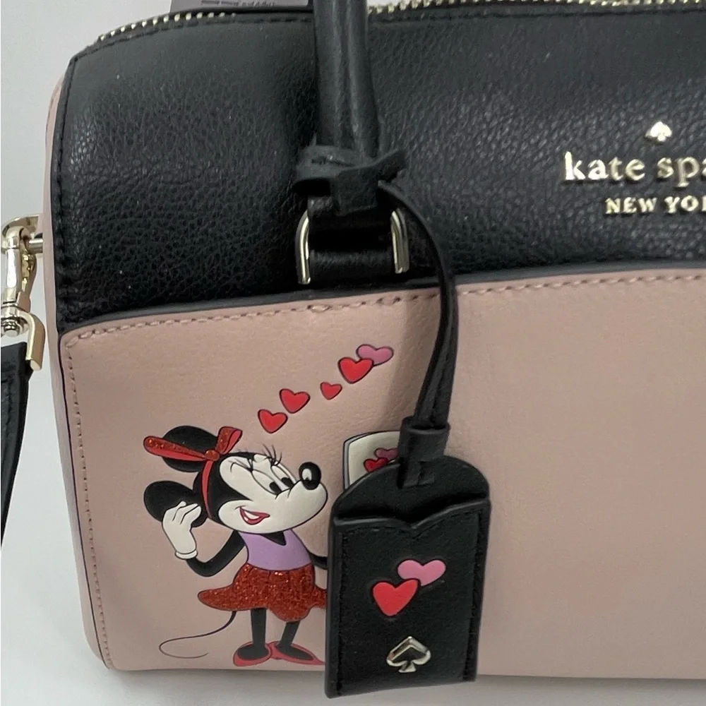 Disney x Kate Spade Minnie Mouse Medium Duffel‎ Bag Satchel Crossbody Bag NWT